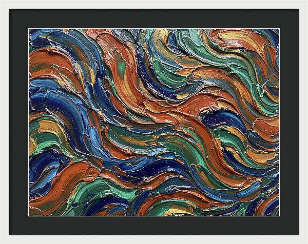 Fluid Art Swirls In Color
