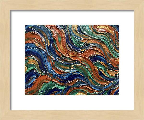 Fluid Art Swirls In Color