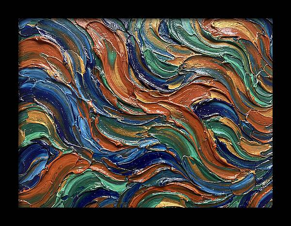 Fluid Art Swirls In Color