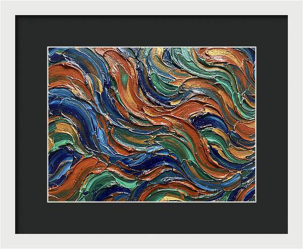 Fluid Art Swirls In Color