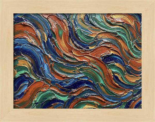 Fluid Art Swirls In Color