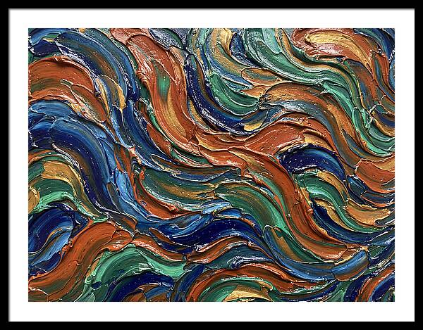 Fluid Art Swirls In Color