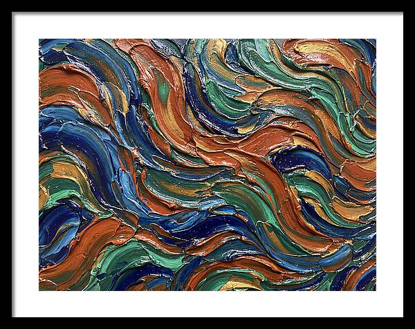 Fluid Art Swirls In Color