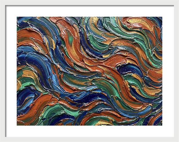 Fluid Art Swirls In Color