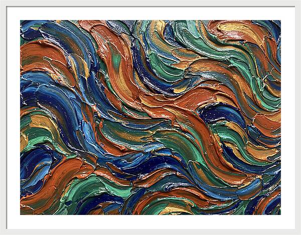 Fluid Art Swirls In Color