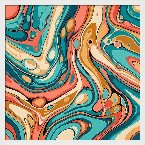 Fluid Dance Of Colors