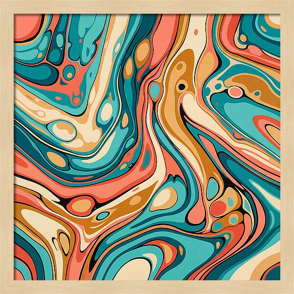Fluid Dance Of Colors