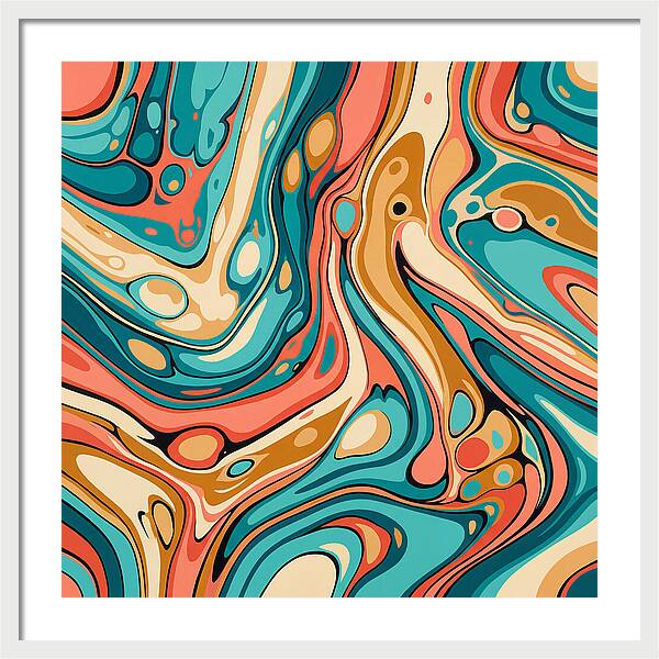 Fluid Dance Of Colors