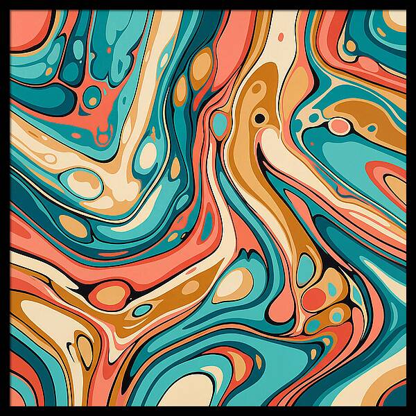 Fluid Dance Of Colors
