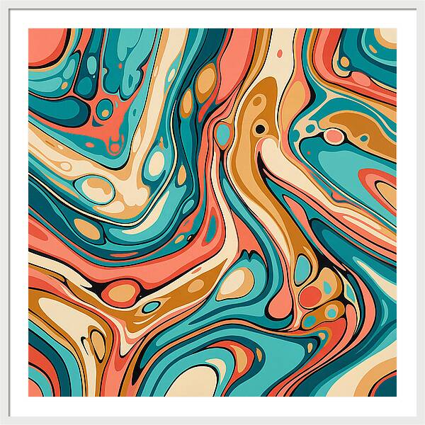 Fluid Dance Of Colors