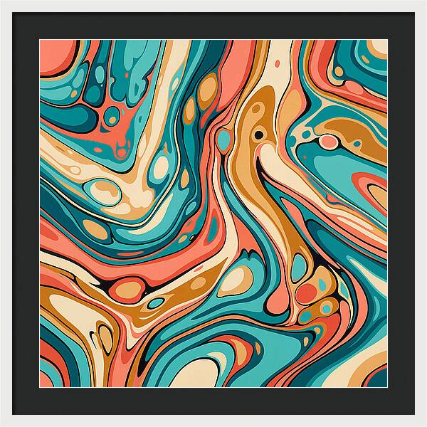 Fluid Dance Of Colors