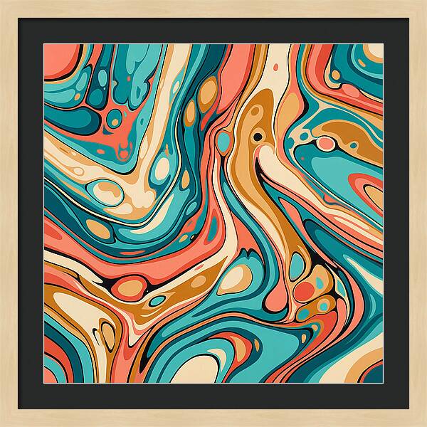 Fluid Dance Of Colors
