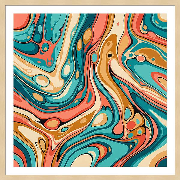 Fluid Dance Of Colors