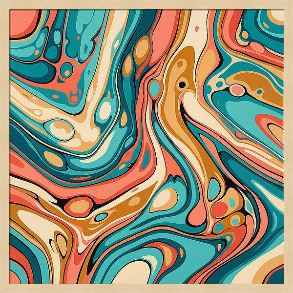 Fluid Dance Of Colors