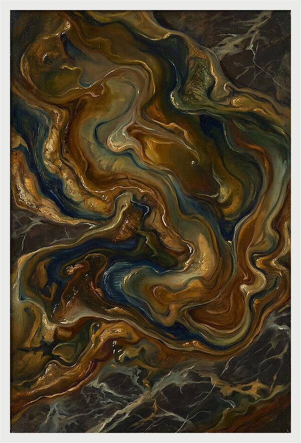 Fluid Harmony In Earth Tones