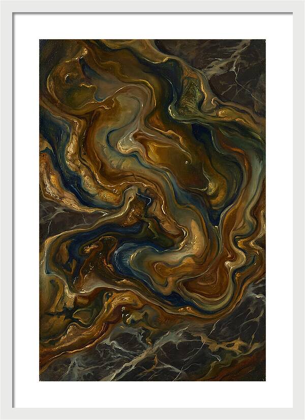 Fluid Harmony In Earth Tones