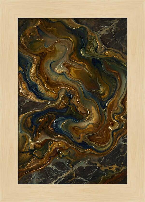 Fluid Harmony In Earth Tones