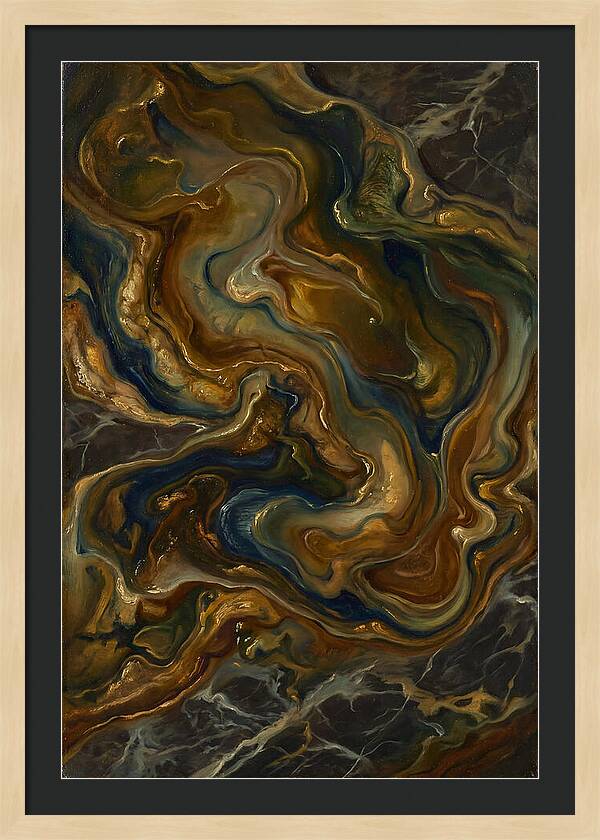 Fluid Harmony In Earth Tones