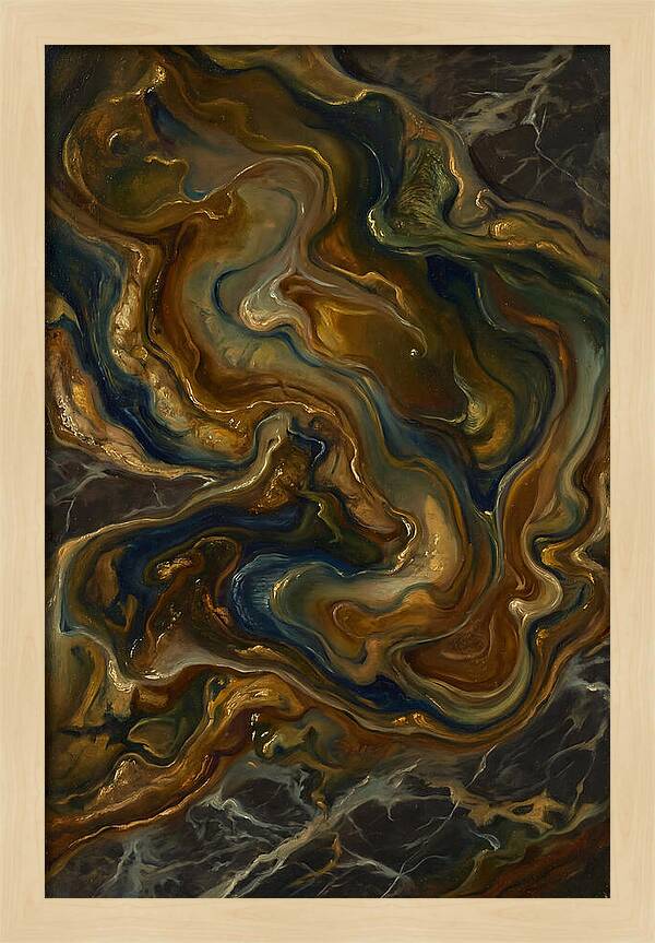 Fluid Harmony In Earth Tones