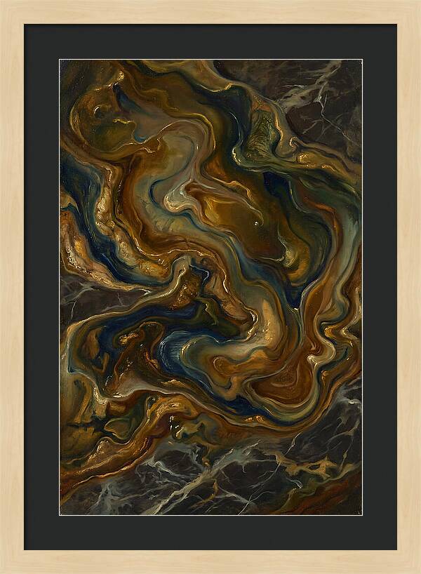 Fluid Harmony In Earth Tones