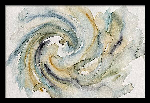Fluid Watercolor Swirls