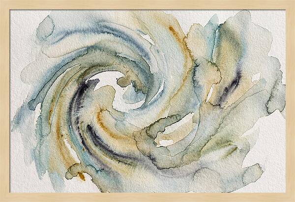 Fluid Watercolor Swirls