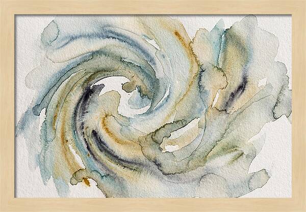Fluid Watercolor Swirls