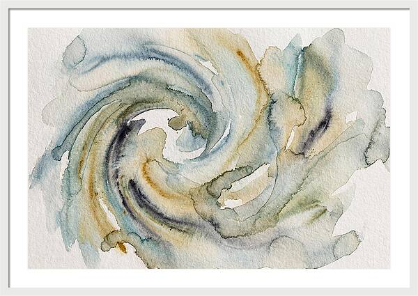 Fluid Watercolor Swirls