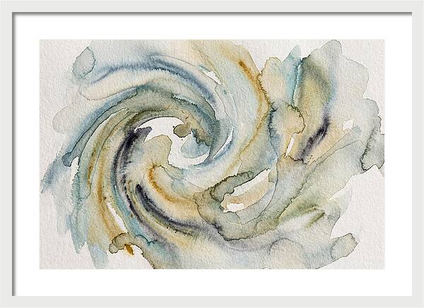Fluid Watercolor Swirls