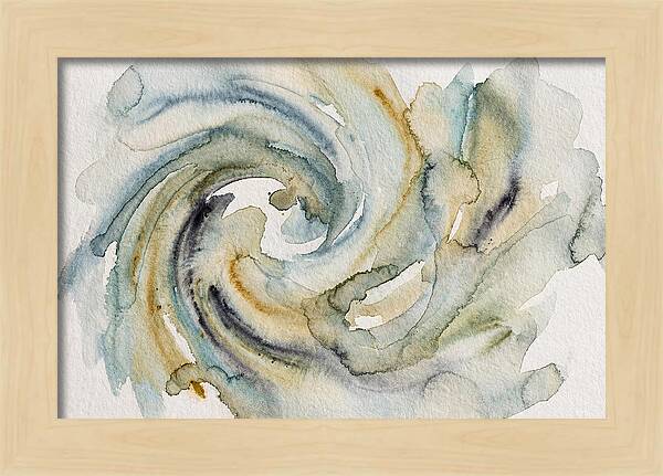 Fluid Watercolor Swirls