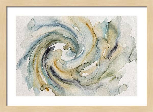 Fluid Watercolor Swirls