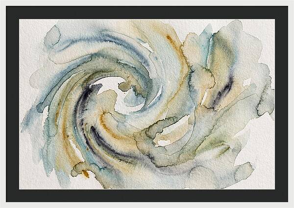 Fluid Watercolor Swirls