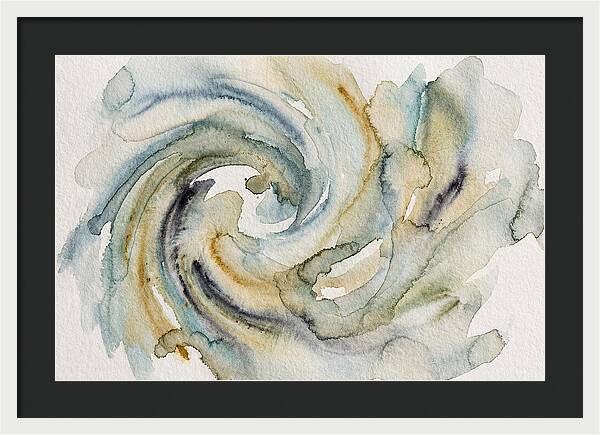 Fluid Watercolor Swirls