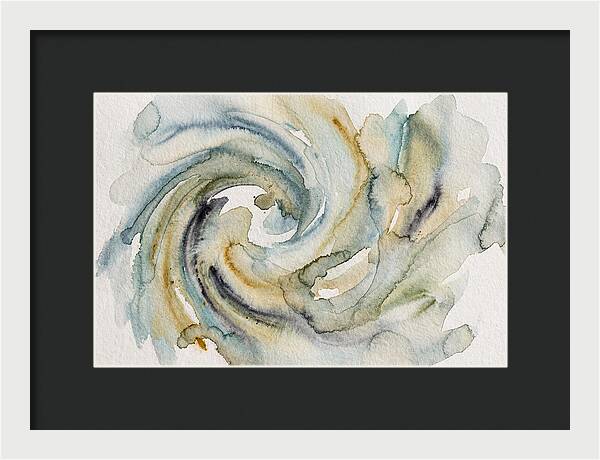 Fluid Watercolor Swirls