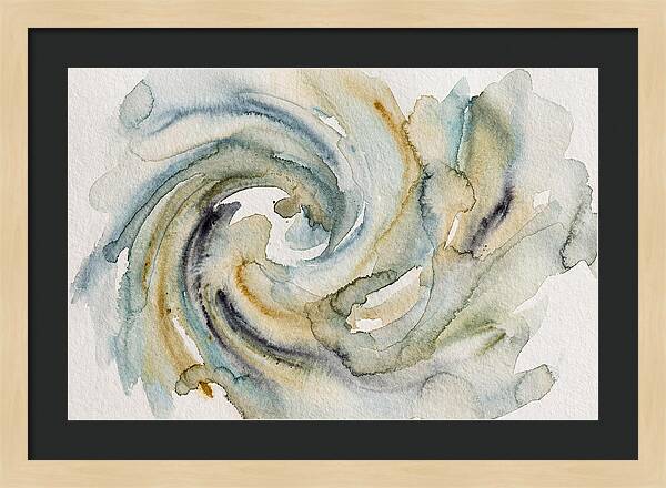 Fluid Watercolor Swirls