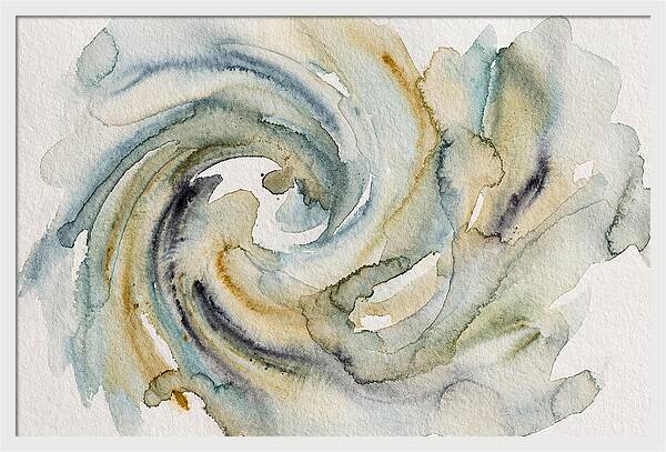 Fluid Watercolor Swirls
