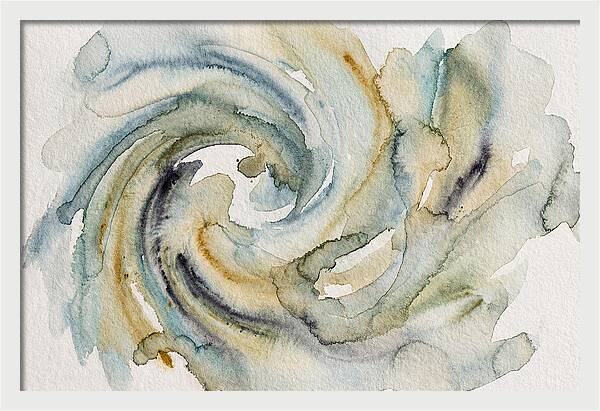 Fluid Watercolor Swirls