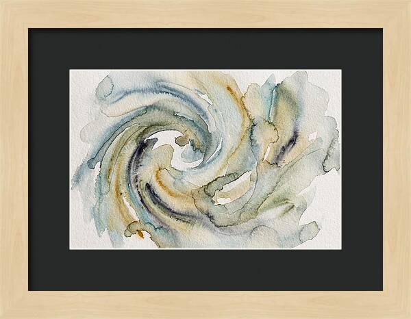 Fluid Watercolor Swirls