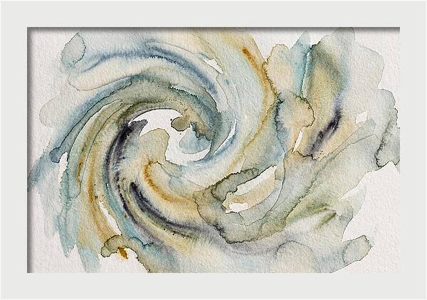 Fluid Watercolor Swirls