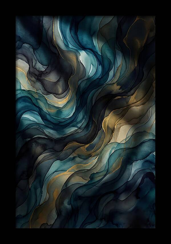 Fluid Watercolor Swirls