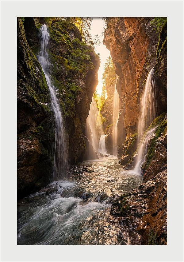 Flume Gorge Waterfall Serenity
