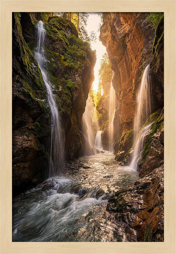 Flume Gorge Waterfall Serenity