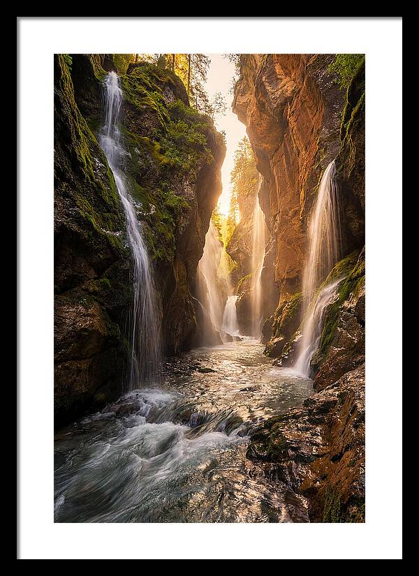 Flume Gorge Waterfall Serenity