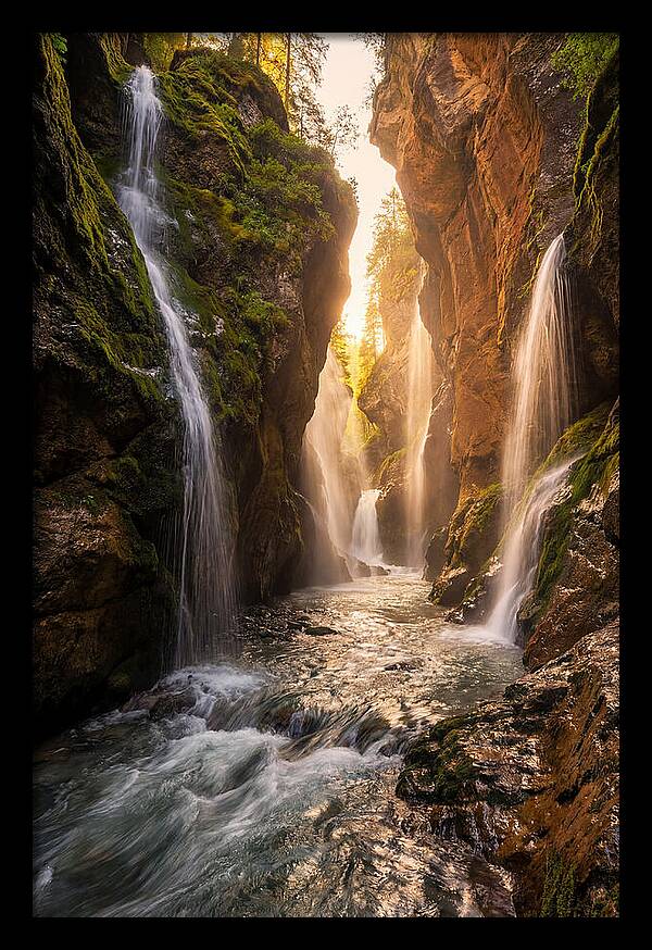 Flume Gorge Waterfall Serenity