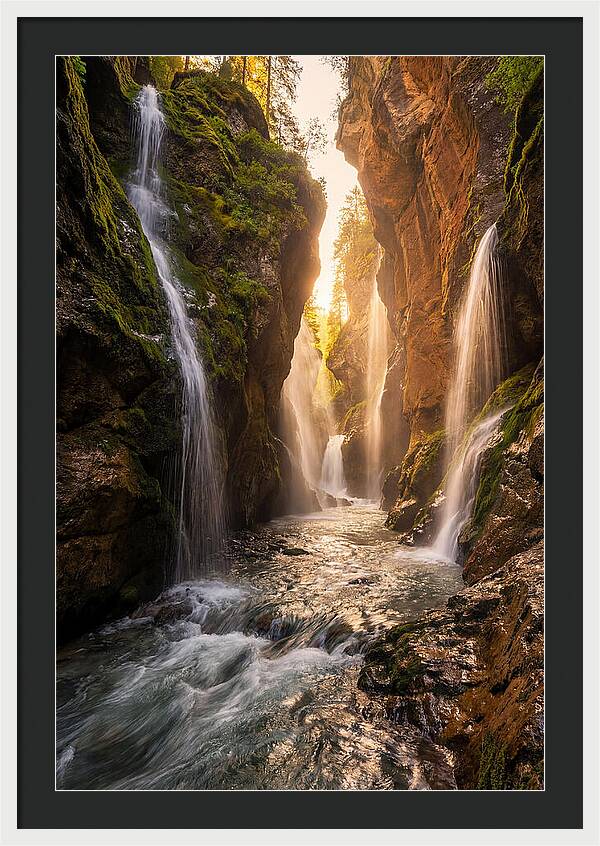 Flume Gorge Waterfall Serenity