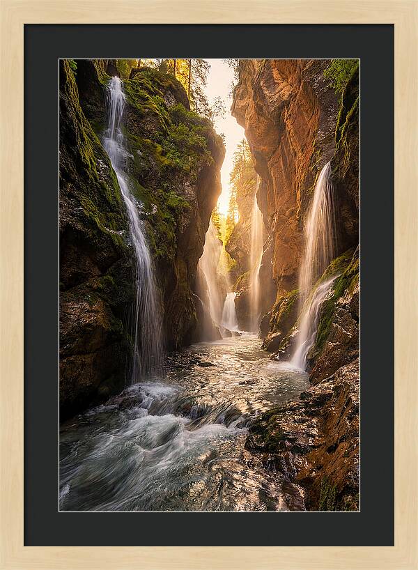 Flume Gorge Waterfall Serenity