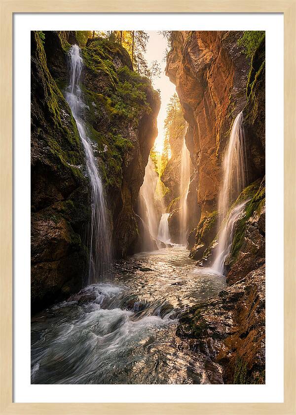 Flume Gorge Waterfall Serenity