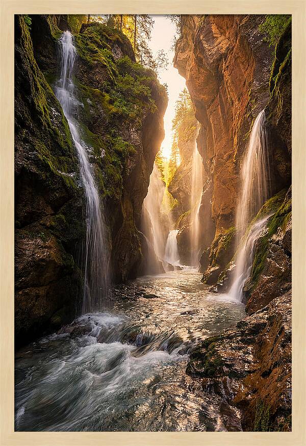 Flume Gorge Waterfall Serenity
