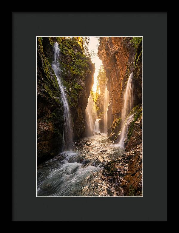 Flume Gorge Waterfall Serenity