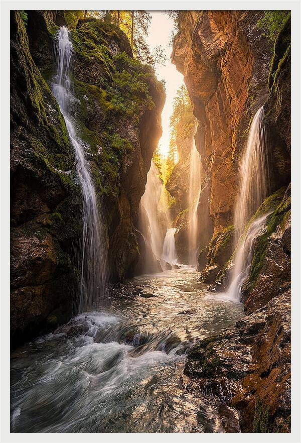 Flume Gorge Waterfall Serenity